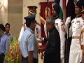 President Mukherjee presents Gallantry Awards at Rashtrapati Bhavan (Part 1)