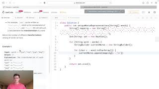 Leetcode Solution - 804 Unique Morse Code Words