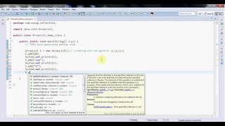 Java Collection ArrayList Program first