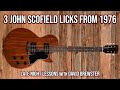 3 John Scofield Licks From 1976