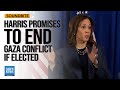 Harris Promises To End Bombardment In Gaza If Elected | Dawn News English