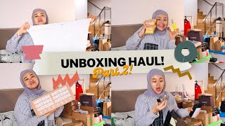 UNBOXING BELANJAAN PART 2!! Ampun deh banyak bgt😢