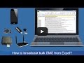 How to send SMS from PC Excel. Send SMS from computer How to send SMS from PC Excel. Send SMS from computer
