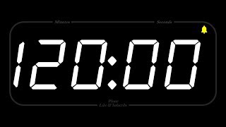 120 MINUTE - TIMER & ALARM - 1080p - COUNTDOWN