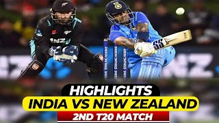 INDia vs New zealand 2nd t20 Highlights | india vs new zealand t20 highlights | ind vs nz 2nd t20 |