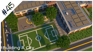 Building A City #45 (S2) // Elementary School // Minecraft Timelapse