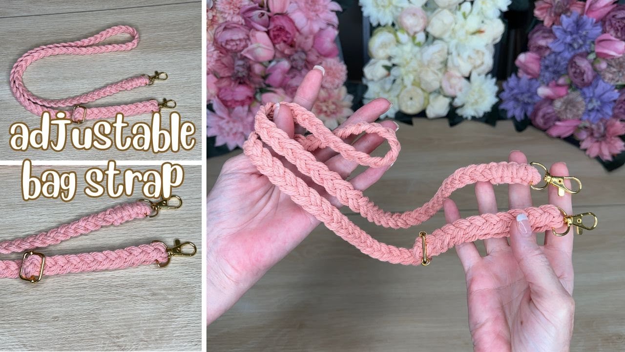 Adjustable Bag Strap Easy Tutorial Youtube