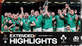 IRISH GLORY ☘️ | EXTENDED HIGHLIGHTS | IRELAND V SCOTLAND | 2024 GUINNESS MEN'S SIX NATIONS RUGBY