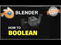 Blender How To Boolean Tutorial