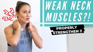 How To Strengthen Weak Neck Muscles