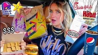 Letting The Person IN FRONT OF ME Decide WHAT I EAT For 24 HOURS!