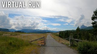 Virtual Run | Nature Scenery | Gravel Trails | Norway 4k | Virtual Running Videos For Treadmill