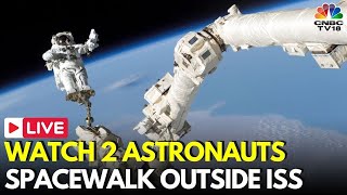 NASA Livestream: 2 Astronauts Spacewalk Outside ISS | Matthew Dominick & Tracy Dyson | N18G