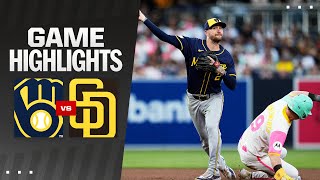 Brewers vs. Padres Game Highlights (6/21/24) | MLB Highlights