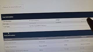How to find cases Judge has for the week in Maricopa County AZ