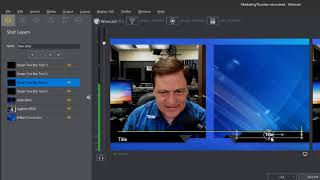 Creating Layered Interview Shots in Wirecast