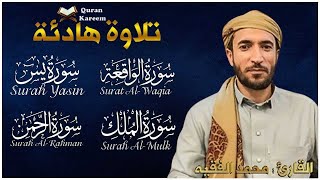 سورة يس + سورة الواقعة + سورة الرحمن + سورة الملك للرزق والشفاء العاجل باذن الله - محمد الفقيه