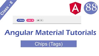 Angular material Chips |angular material tutorials | Angular tutorials in telugu #angular
