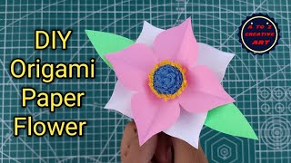 Beautiful Paper Flower 🌺 Paper Craft Tutorial 🌺 DIY Paper Flower 🌺 Paper Craft 🌺 School Project