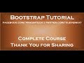 Bootstrap tutorial for beginners