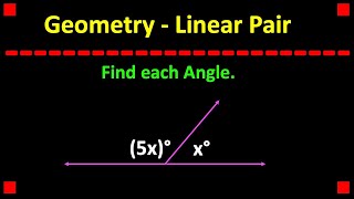 Geometry: A Linear Pair