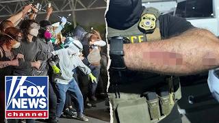 Rioter charged for BITING ICE officer, Blanche announces