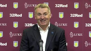 Aston Villa Manager Dean Smith Reacts To His Side's Championship Derby Win