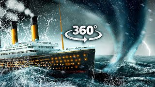 VR 360 TITANIC VS TORNADO - Inside the Titanic Sinking In Real Time