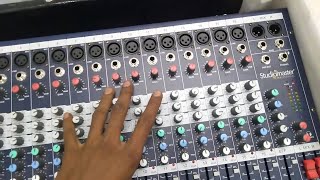 Studiomaster Mixer Air 16 Live Audio Mixer with 16 Channel Input