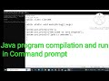 how to write a simple java program in notepad and run in a command prompt(@muzammil5029 )