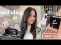 Uni vlog | productive days, studying for midterms, cute stationery haul, day trip to vancouver