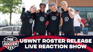 2023 FIFA Women's World Cup USWNT Roster Live Release Reaction Show | FOX SOCCER