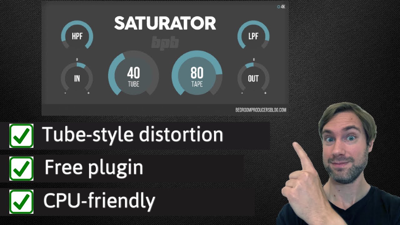 (FREE) VST Plugin - BPB Saturator - Review - YouTube