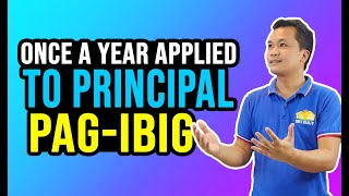 Magkano masave mo sa payment sa Loan if once a Year, mag Applied to Principal kay Pag-IBIG?