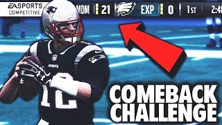 I WAS DOWN 21-0 AND THIS HAPPENED... Madden 18 Challenge