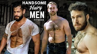 Handsome Hairy Men Shirtless Fitness