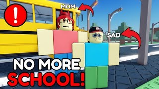 Roblox - No More School Gameplay [Full Walkthrough & All Endings]