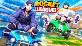 Fortnite Pros try Rocket League (Season 4)