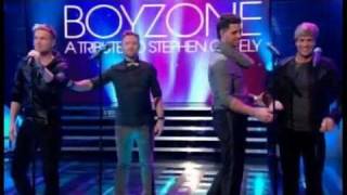 Boyzone and Westlife Together Tribute to Stephen Gately No Matter What