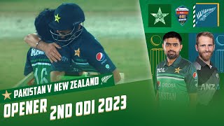 Opener | Pakistan vs New Zealand | 2nd ODI 2023 | PCB | MZ2T
