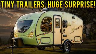 5 Best TINY Camper Trailers With INSANE BATHROOMS (Under 3,100 lbs)