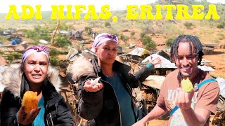 መገሻ ናብ ዓዲ-ንፋስ ምስ ወደይ / Visiting Adi Nifas, Eritrea Village / Eating BELES Fruit #eritrea