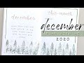 PLAN WITH ME | December 2020 | Bullet Journal Setup - Green Christmas