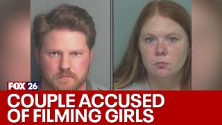 Houston area husband, wife accused of recording young girls in public