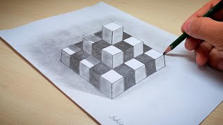 Very easy ,How to draw impossible 3d drawing | easy drawing | easy drawing for kids