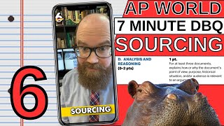 7 MINUTE DBQ #6: SOURCING THE DOCUMENTS #apworld