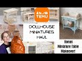 TEMU Dollhouse Miniatures Haul | Mini French Country Table Makeover | 1:12 Food, Furniture & More!