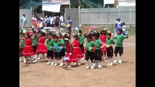 SCHOOL SPORTS DAY DANCE PERFORMANCE | DRILLS | 5 YEAR OLD KIDS GROUP DANCE