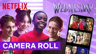 The Wednesday Cast Takes The Camera Roll Challenge | Netflix