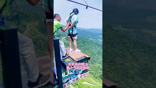 Bungee Jumping With Rope In Beautiful Place, :$ Asmr Bungee Jumping (p57) #shorts